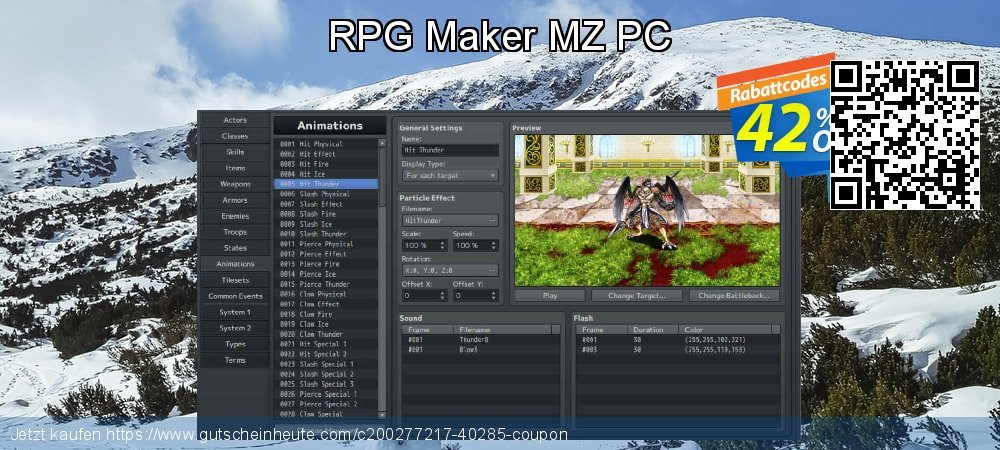 RPG Maker MZ PC verwunderlich Außendienst-Promotions Bildschirmfoto