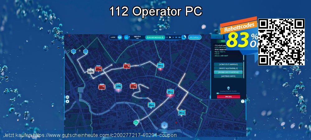 112 Operator PC umwerfende Rabatt Bildschirmfoto