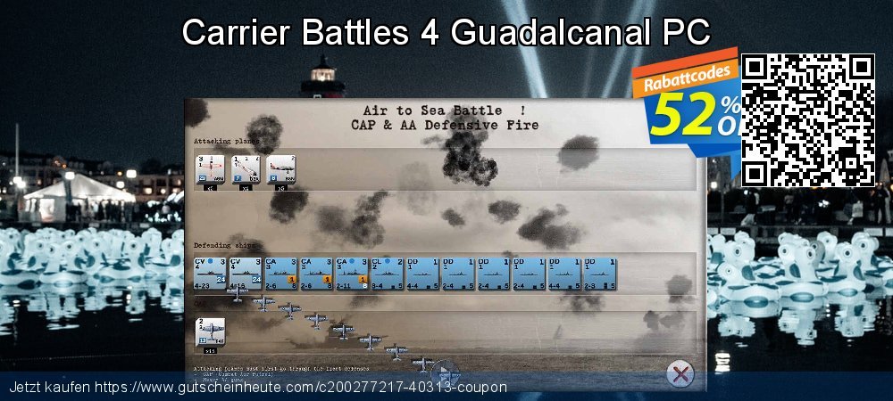 Carrier Battles 4 Guadalcanal PC wundervoll Nachlass Bildschirmfoto