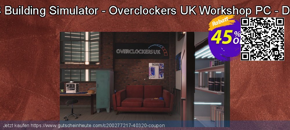 PC Building Simulator - Overclockers UK Workshop PC - DLC faszinierende Preisreduzierung Bildschirmfoto