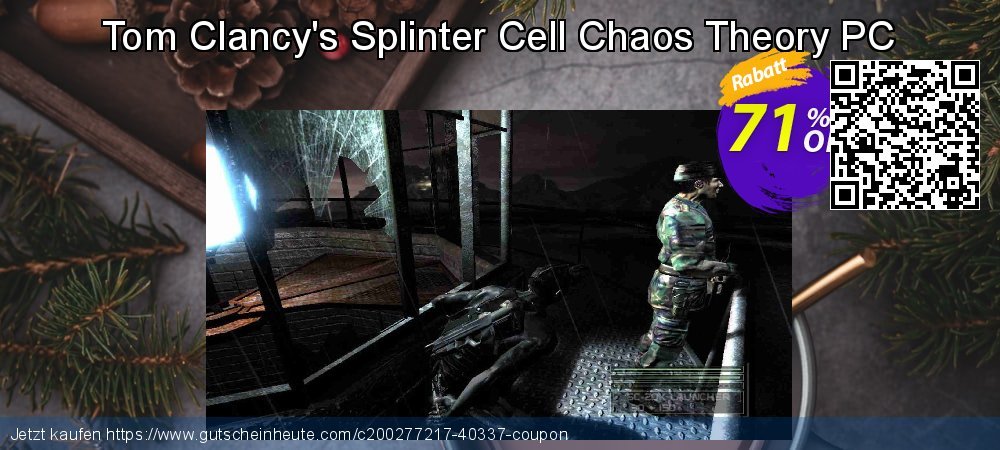 Tom Clancy&#039;s Splinter Cell Chaos Theory PC fantastisch Preisreduzierung Bildschirmfoto