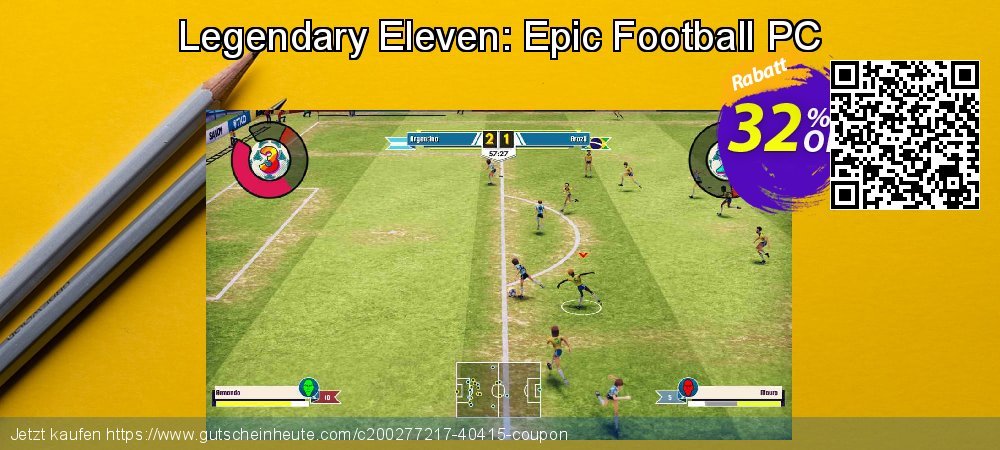 Legendary Eleven: Epic Football PC umwerfende Nachlass Bildschirmfoto