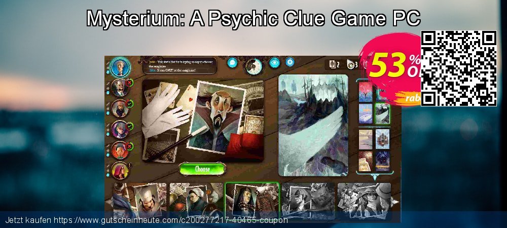 Mysterium: A Psychic Clue Game PC super Promotionsangebot Bildschirmfoto