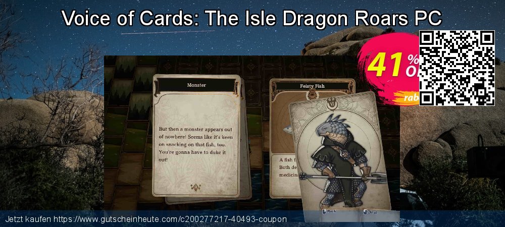 Voice of Cards: The Isle Dragon Roars PC großartig Beförderung Bildschirmfoto