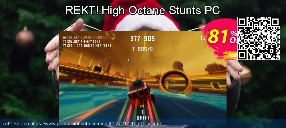 REKT! High Octane Stunts PC wundervoll Beförderung Bildschirmfoto