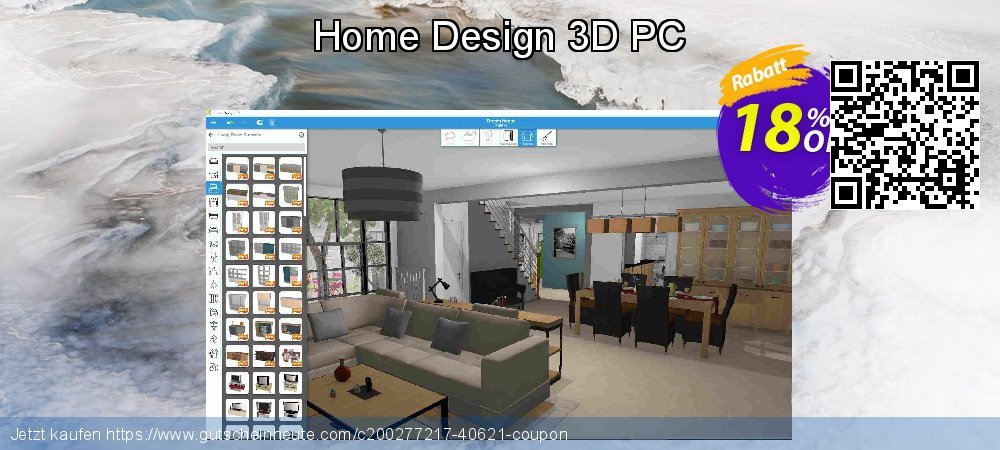 Home Design 3D PC wunderschön Ermäßigung Bildschirmfoto