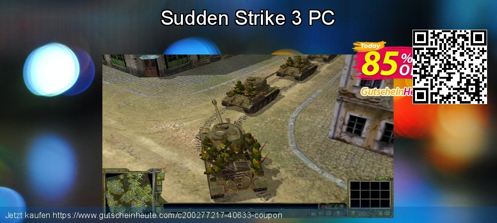 Sudden Strike 3 PC umwerfenden Preisnachlässe Bildschirmfoto
