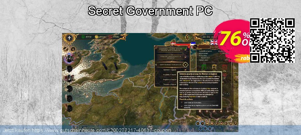 Secret Government PC spitze Diskont Bildschirmfoto