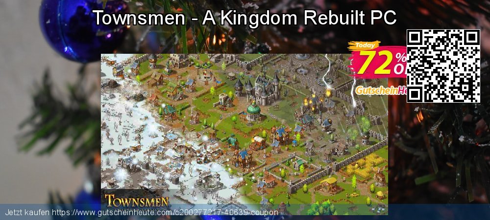 Townsmen - A Kingdom Rebuilt PC exklusiv Disagio Bildschirmfoto
