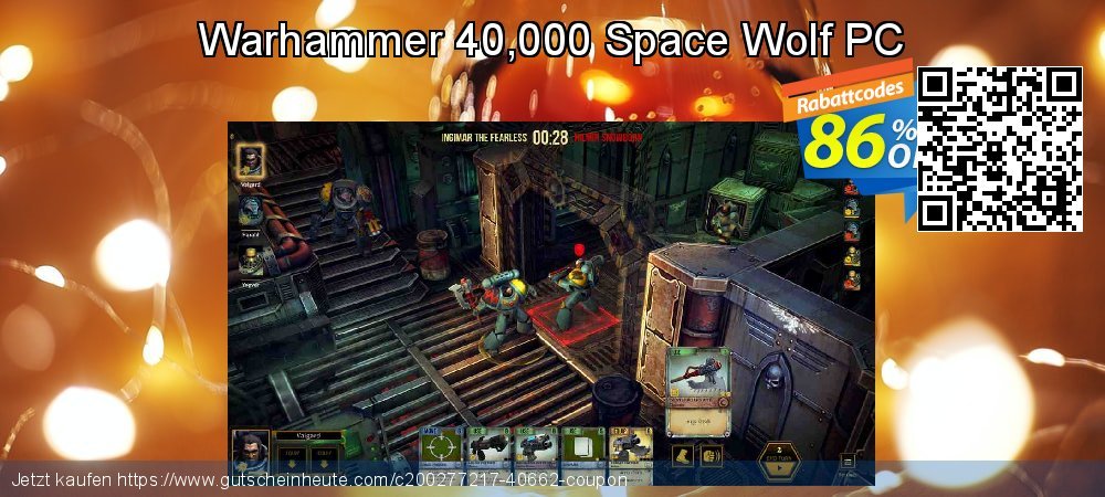 Warhammer 40,000 Space Wolf PC aufregenden Förderung Bildschirmfoto