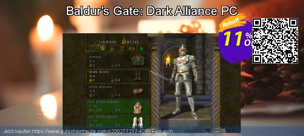 Baldur&#039;s Gate: Dark Alliance PC formidable Nachlass Bildschirmfoto