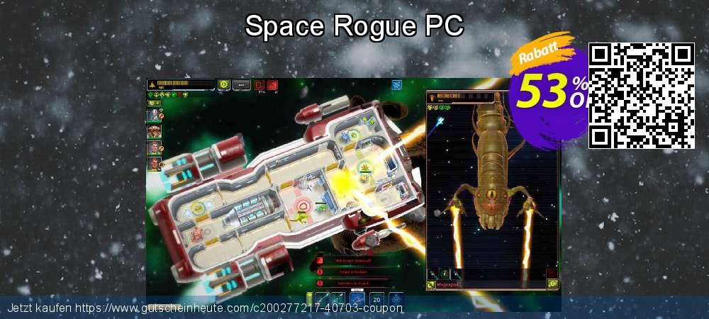 Space Rogue PC ausschließlich Promotionsangebot Bildschirmfoto