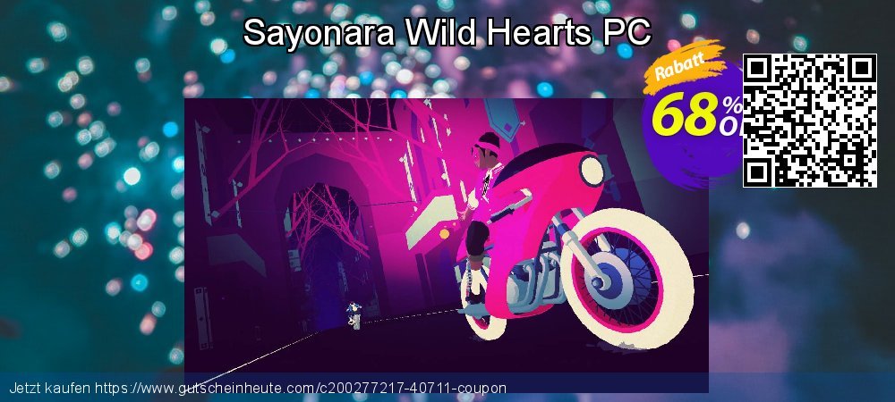 Sayonara Wild Hearts PC wunderbar Preisreduzierung Bildschirmfoto