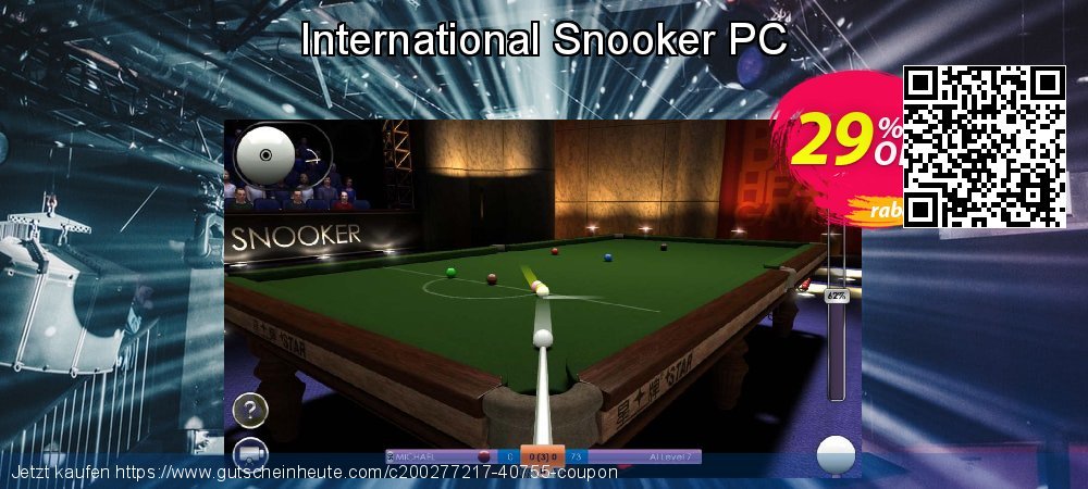 International Snooker PC aufregenden Nachlass Bildschirmfoto