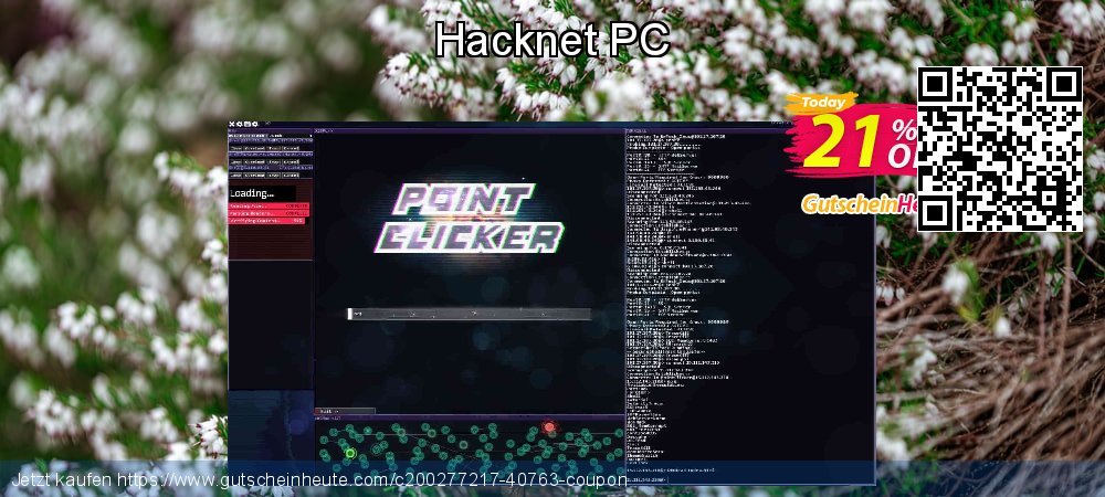 Hacknet PC exklusiv Preisnachlass Bildschirmfoto
