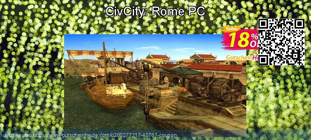 CivCity: Rome PC besten Rabatt Bildschirmfoto