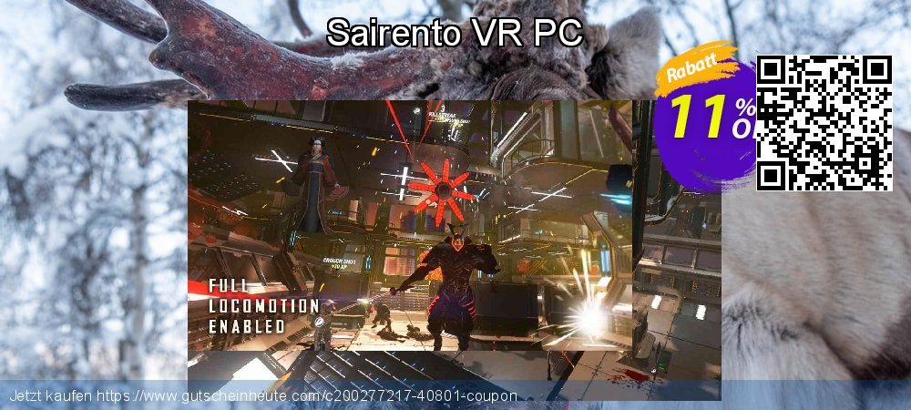 Sairento VR PC unglaublich Rabatt Bildschirmfoto