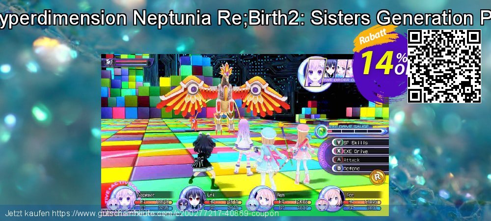 Hyperdimension Neptunia Re;Birth2: Sisters Generation PC wunderschön Rabatt Bildschirmfoto