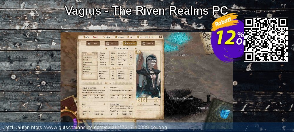 Vagrus - The Riven Realms PC ausschließlich Angebote Bildschirmfoto