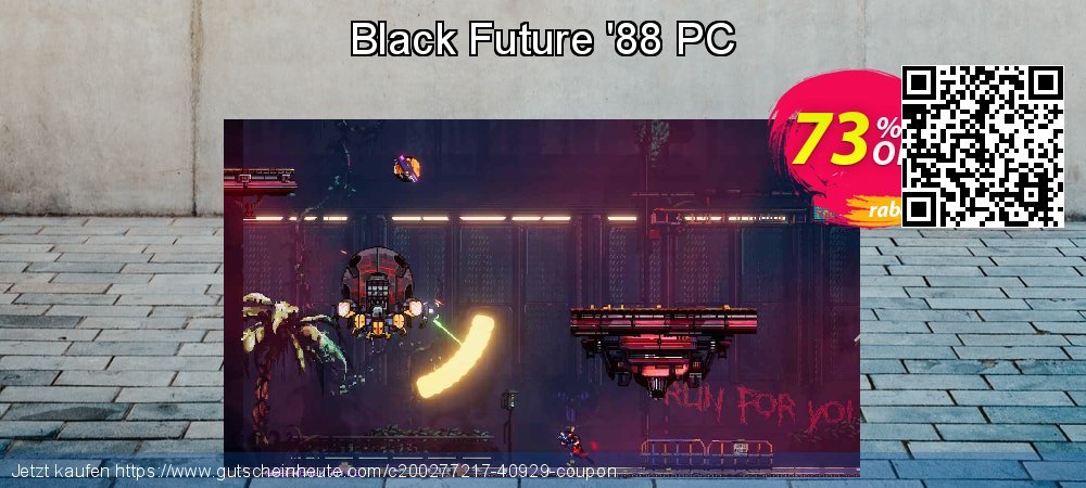 Black Future &#039;88 PC atemberaubend Verkaufsförderung Bildschirmfoto