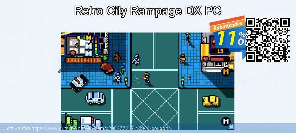 Retro City Rampage DX PC geniale Ermäßigung Bildschirmfoto