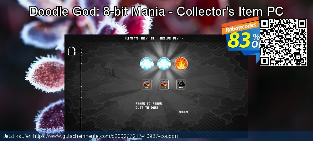 Doodle God: 8-bit Mania - Collector&#039;s Item PC unglaublich Sale Aktionen Bildschirmfoto