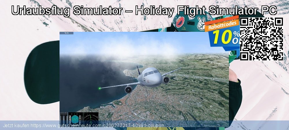 Urlaubsflug Simulator – Holiday Flight Simulator PC atemberaubend Angebote Bildschirmfoto