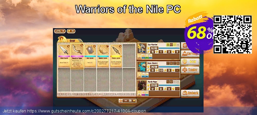 Warriors of the Nile PC umwerfende Sale Aktionen Bildschirmfoto
