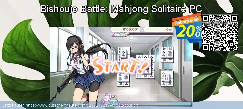 Bishoujo Battle: Mahjong Solitaire PC Exzellent Diskont Bildschirmfoto