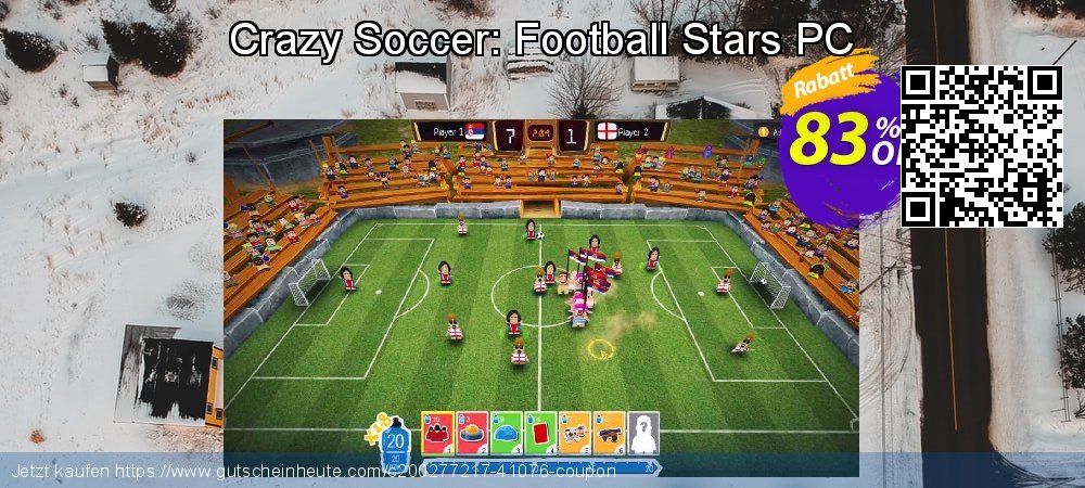 Crazy Soccer: Football Stars PC ausschließenden Angebote Bildschirmfoto