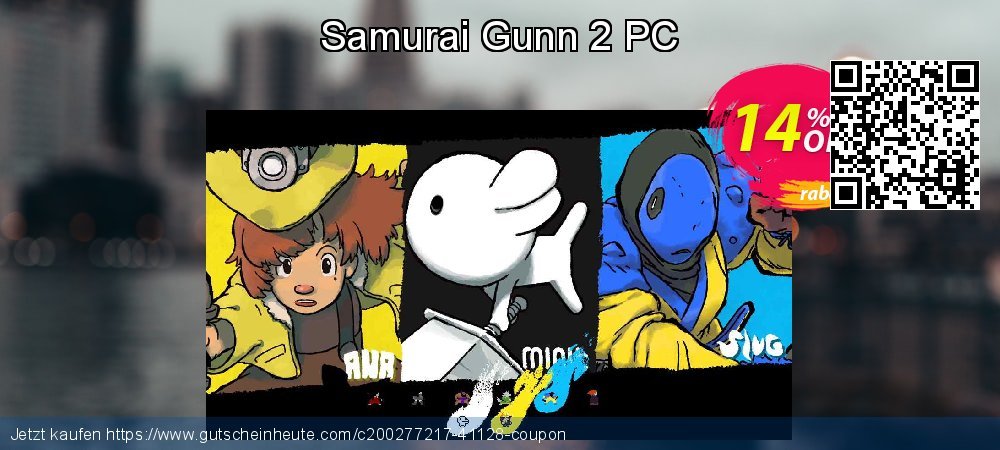 Samurai Gunn 2 PC umwerfende Promotionsangebot Bildschirmfoto