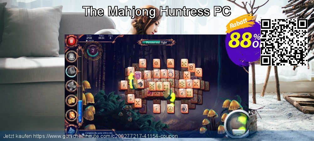 The Mahjong Huntress PC toll Preisnachlass Bildschirmfoto