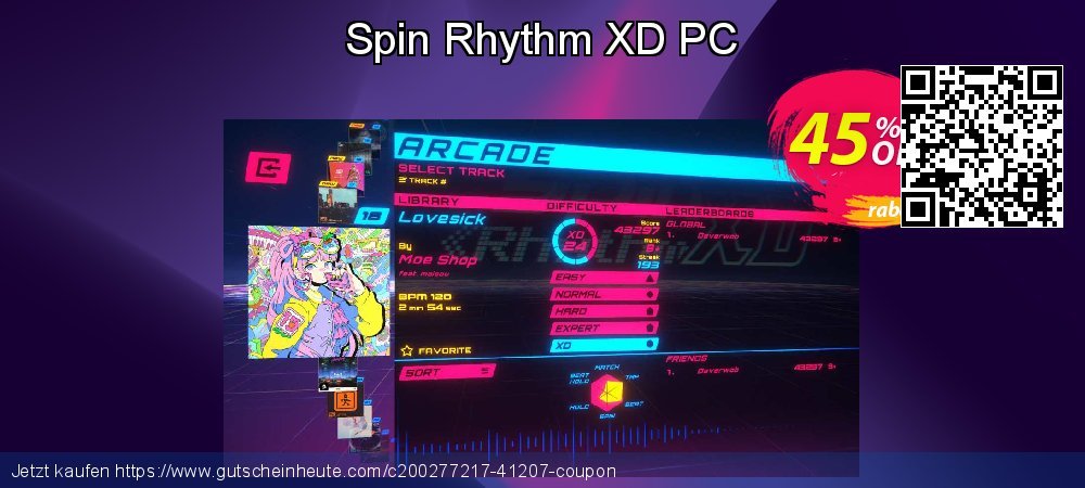 Spin Rhythm XD PC wunderbar Beförderung Bildschirmfoto