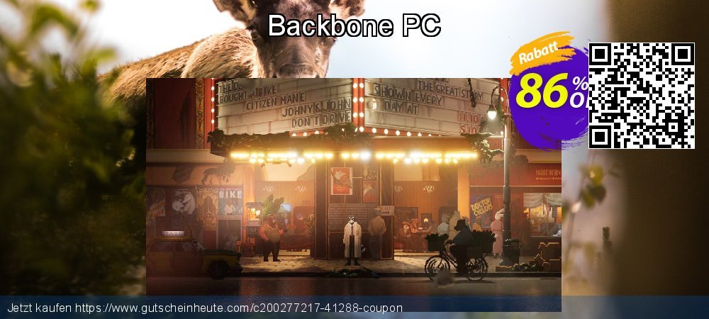 Backbone PC spitze Außendienst-Promotions Bildschirmfoto