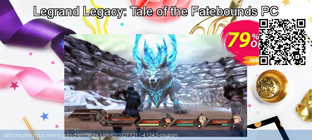 Legrand Legacy: Tale of the Fatebounds PC beeindruckend Förderung Bildschirmfoto