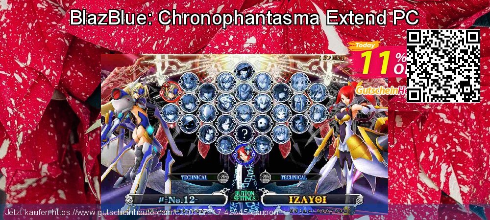 BlazBlue: Chronophantasma Extend PC umwerfende Rabatt Bildschirmfoto