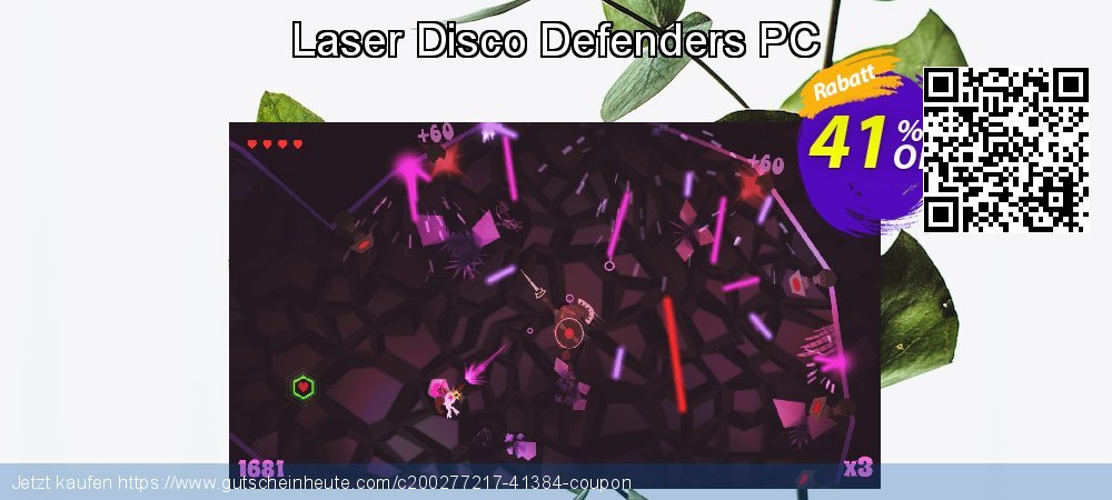 Laser Disco Defenders PC uneingeschränkt Nachlass Bildschirmfoto