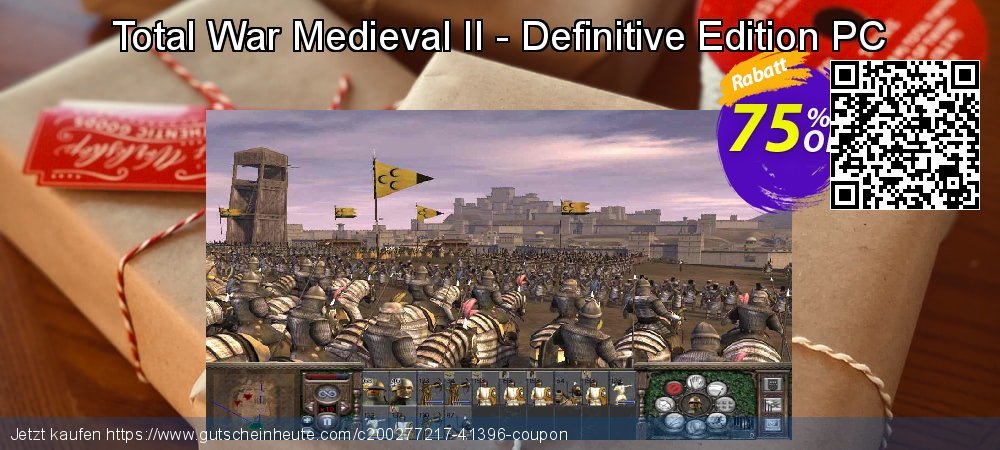 Total War Medieval II - Definitive Edition PC wunderschön Rabatt Bildschirmfoto