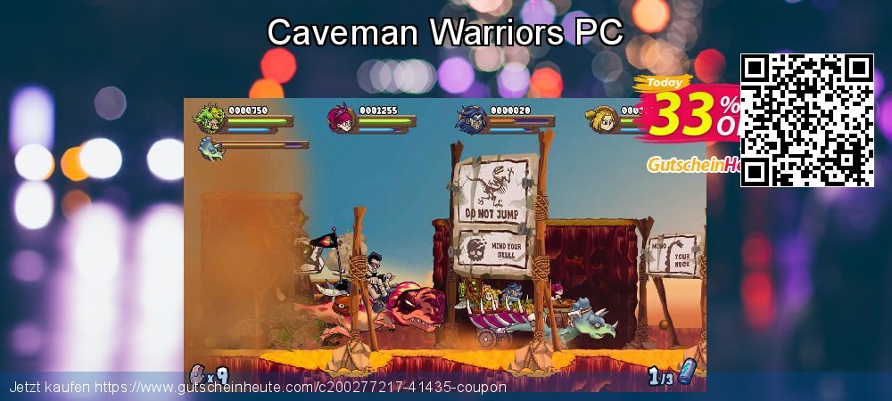 Caveman Warriors PC beeindruckend Nachlass Bildschirmfoto