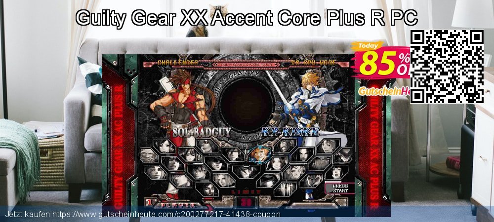 Guilty Gear XX Accent Core Plus R PC umwerfende Disagio Bildschirmfoto