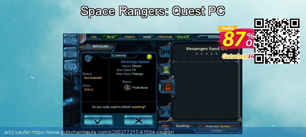 Space Rangers: Quest PC genial Diskont Bildschirmfoto