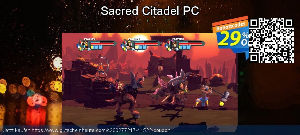 Sacred Citadel PC wundervoll Ermäßigung Bildschirmfoto