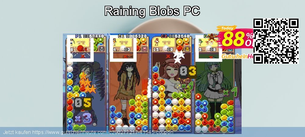 Raining Blobs PC unglaublich Preisnachlass Bildschirmfoto