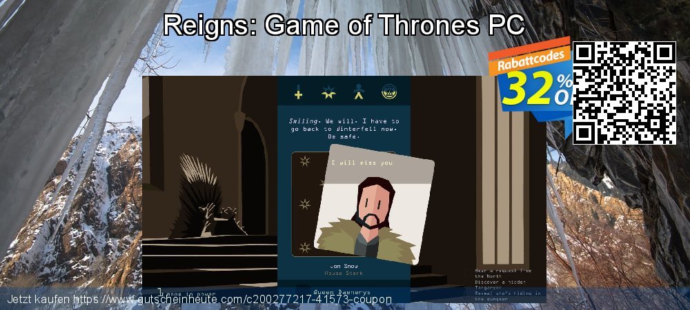 Reigns: Game of Thrones PC besten Ermäßigung Bildschirmfoto
