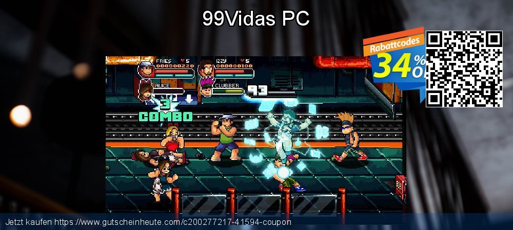 99Vidas PC umwerfenden Außendienst-Promotions Bildschirmfoto