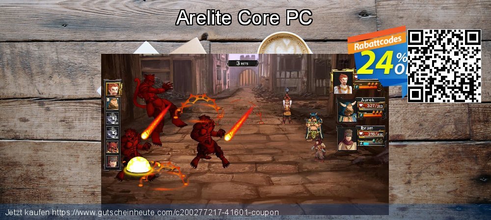 Arelite Core PC uneingeschränkt Ermäßigungen Bildschirmfoto