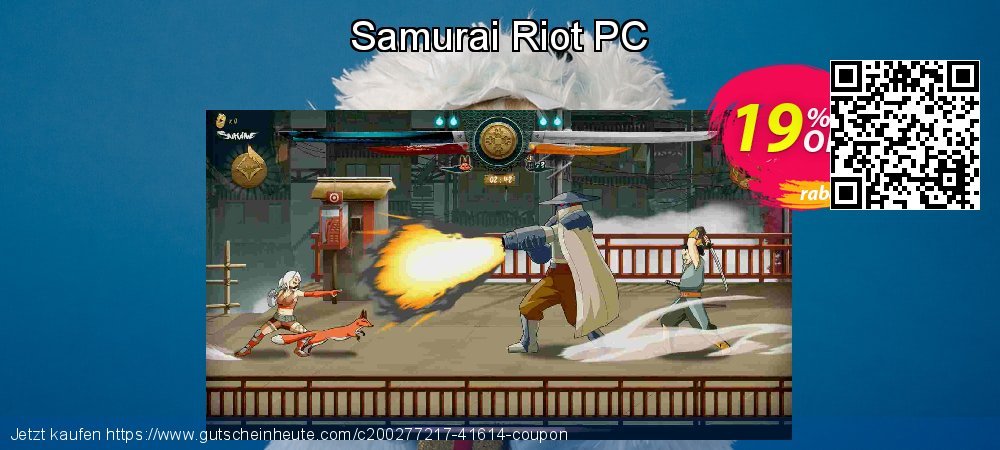 Samurai Riot PC verblüffend Förderung Bildschirmfoto