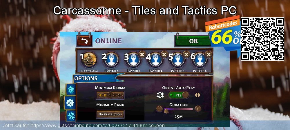 Carcassonne - Tiles and Tactics PC exklusiv Außendienst-Promotions Bildschirmfoto