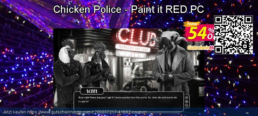 Chicken Police - Paint it RED PC Exzellent Förderung Bildschirmfoto