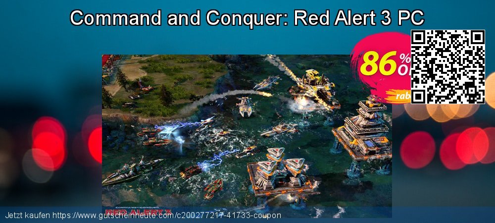 Command and Conquer: Red Alert 3 PC großartig Förderung Bildschirmfoto